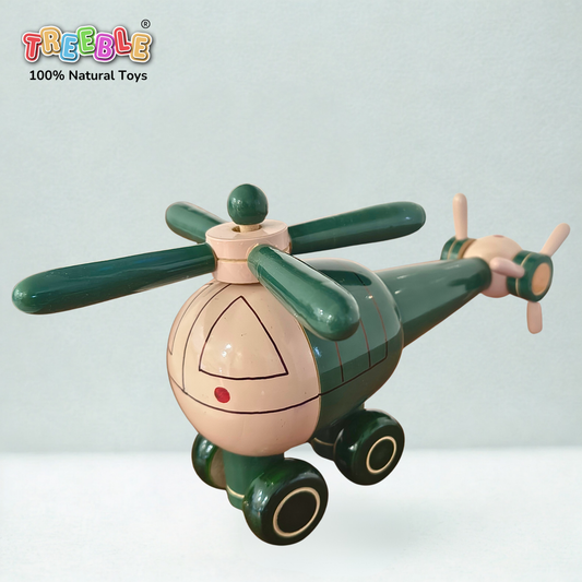 Wooden Helicopter