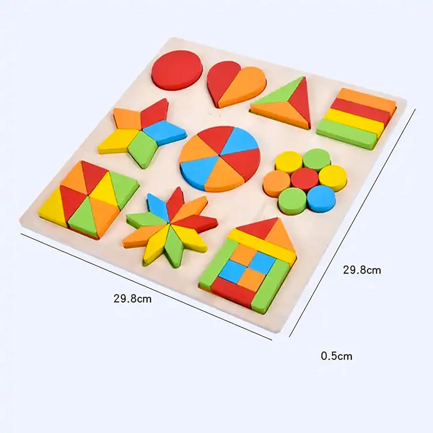Shape Puzzle – Multi Shapes & Colors