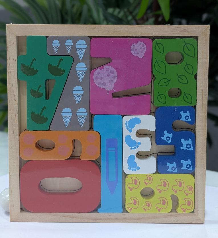 Tray 3D Shape Puzzle - Multi Shapes & Colors