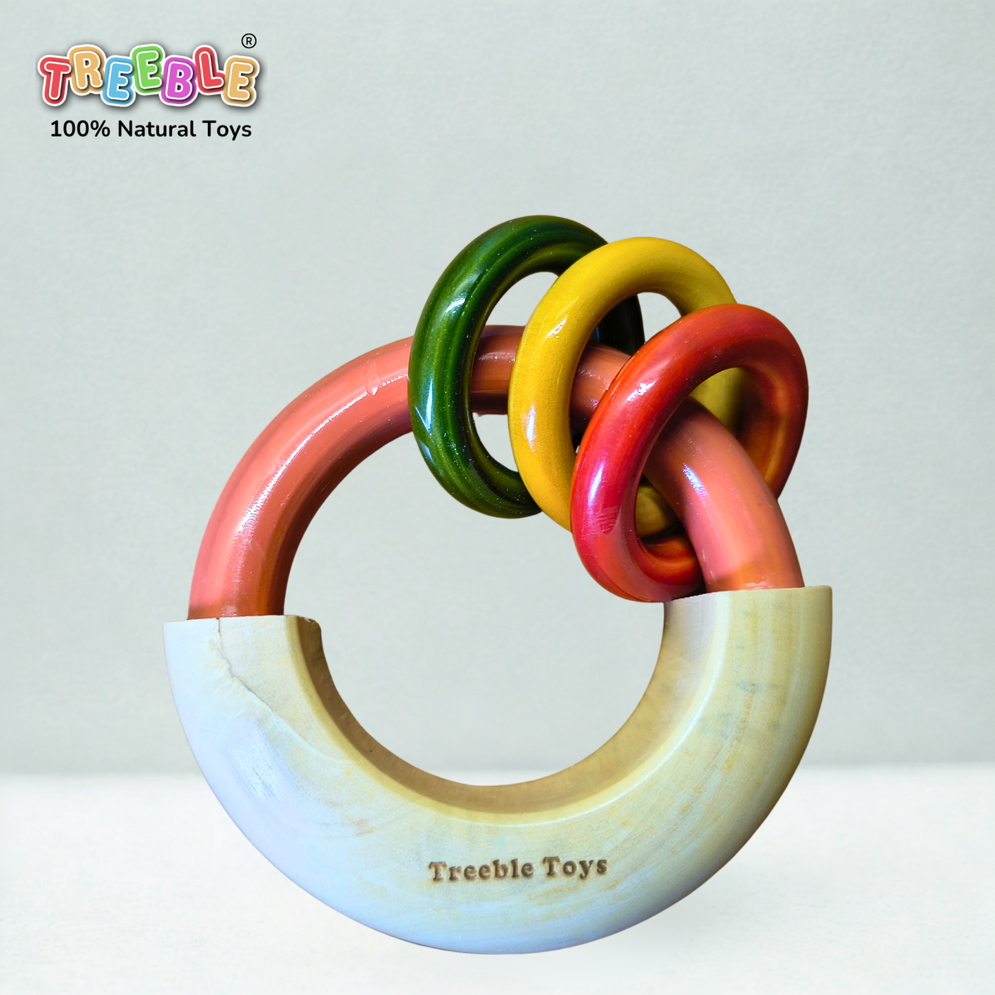 Circular Rattle with 3 Rings