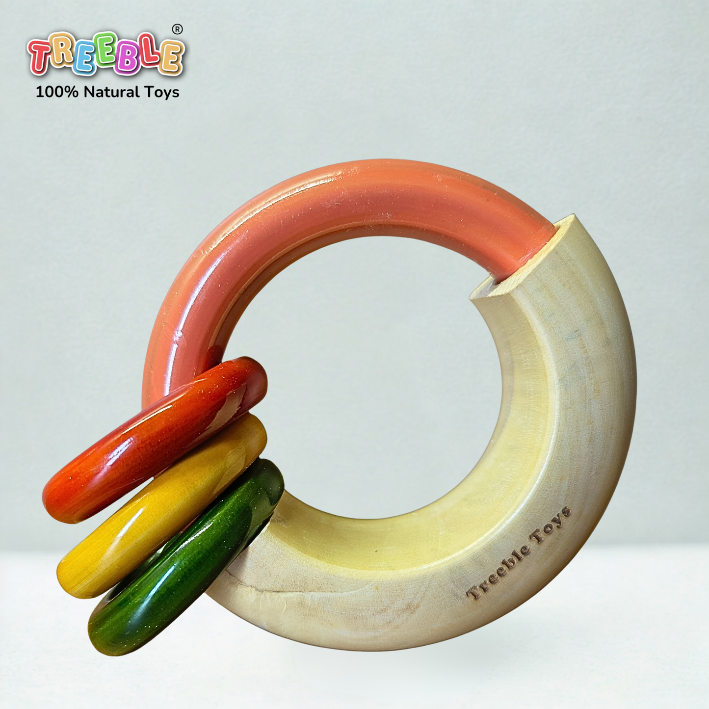Circular Rattle with 3 Rings