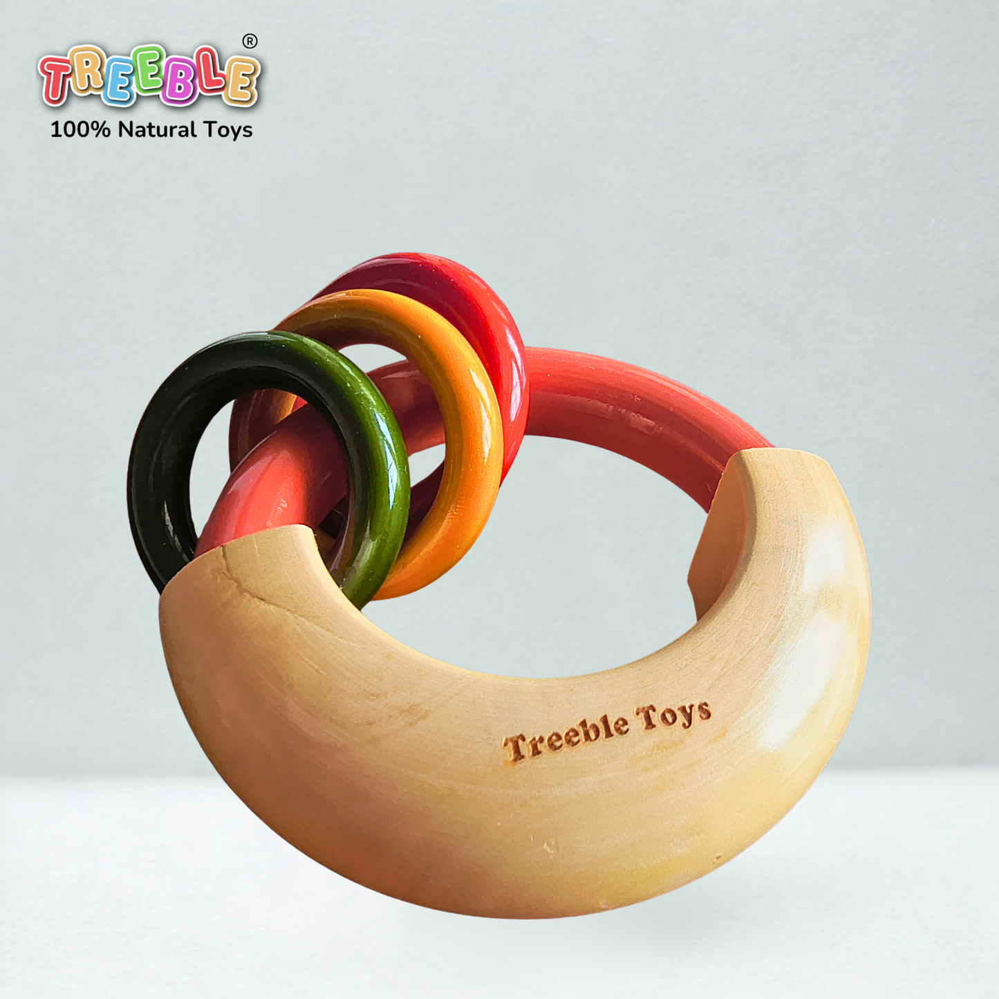 Circular Rattle with 3 Rings