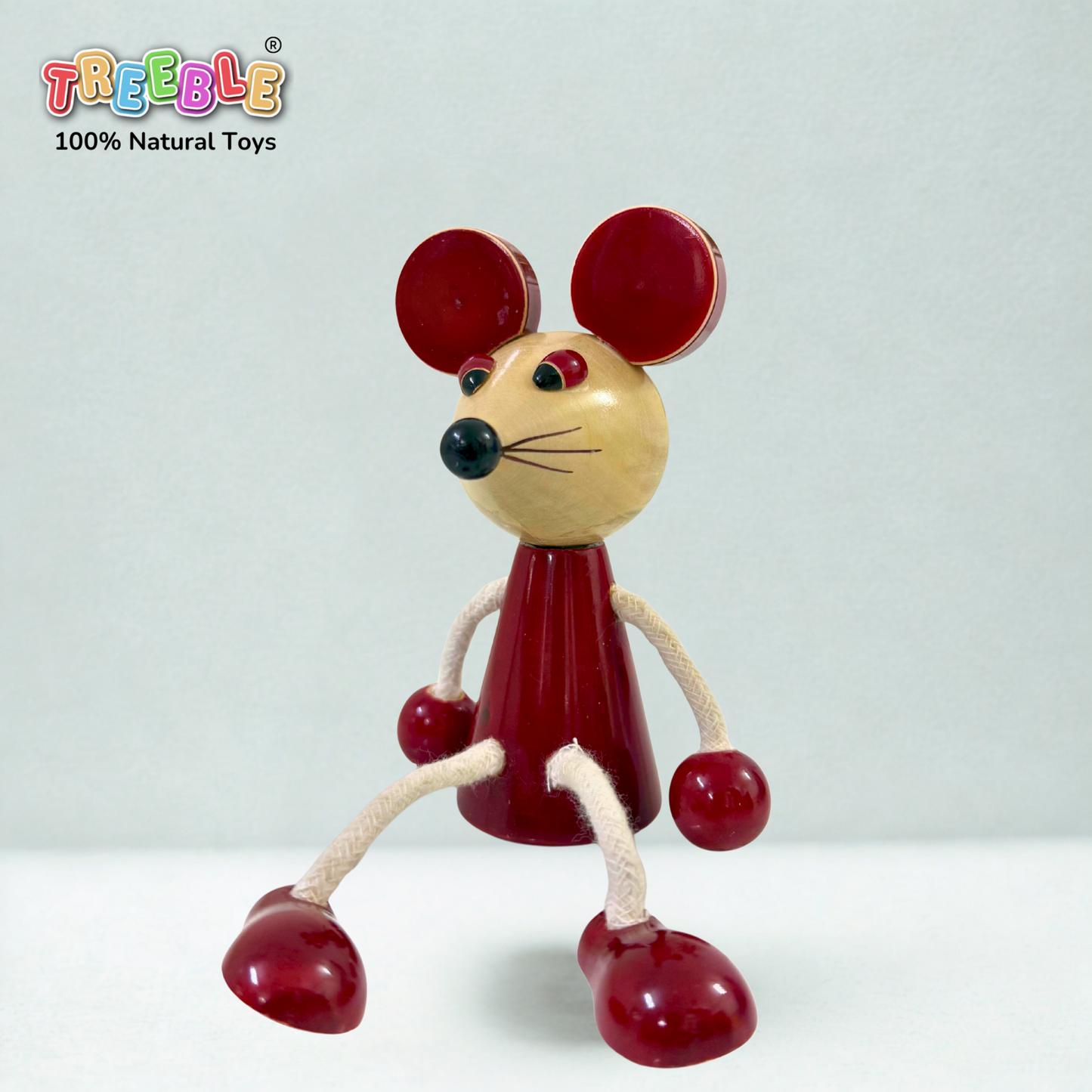 Wooden Rope Dolls - Mousey