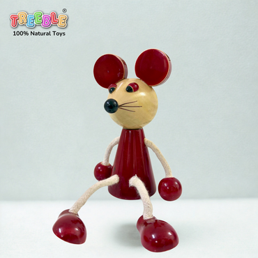 Wooden Rope Dolls - Mousey