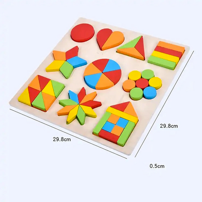 Shape Puzzle – Multi Shapes & Colors