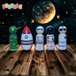 Wooden Space Peg Dolls Set