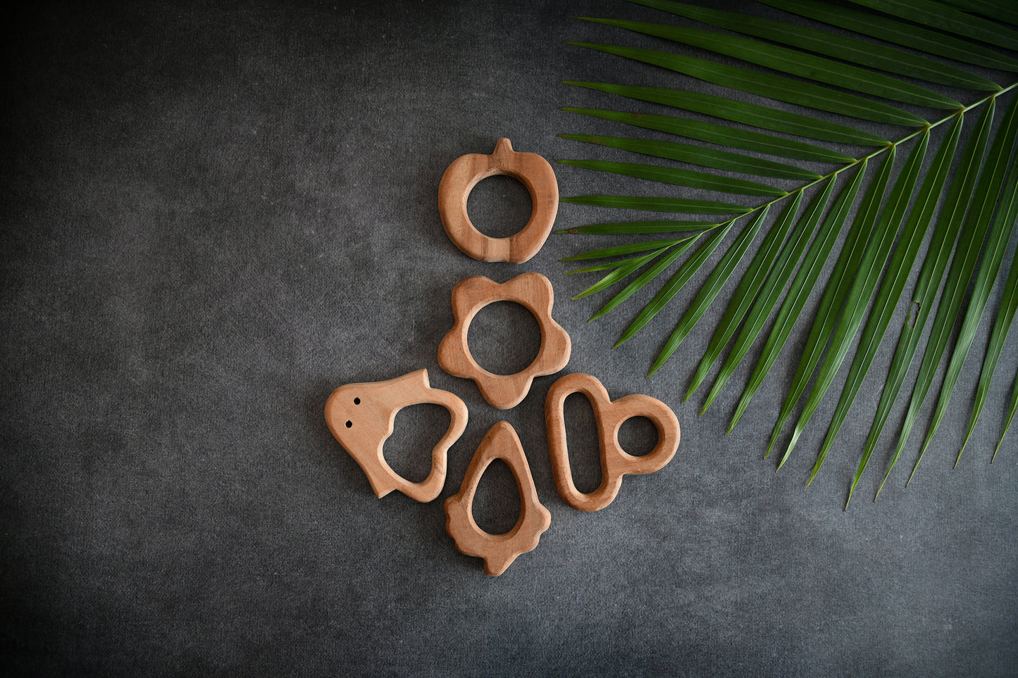 Neemwood Teethers - Multiple Shapes (Order Any 2)