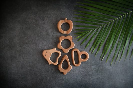 Neemwood Teethers - Multiple Shapes (Order Any 2)