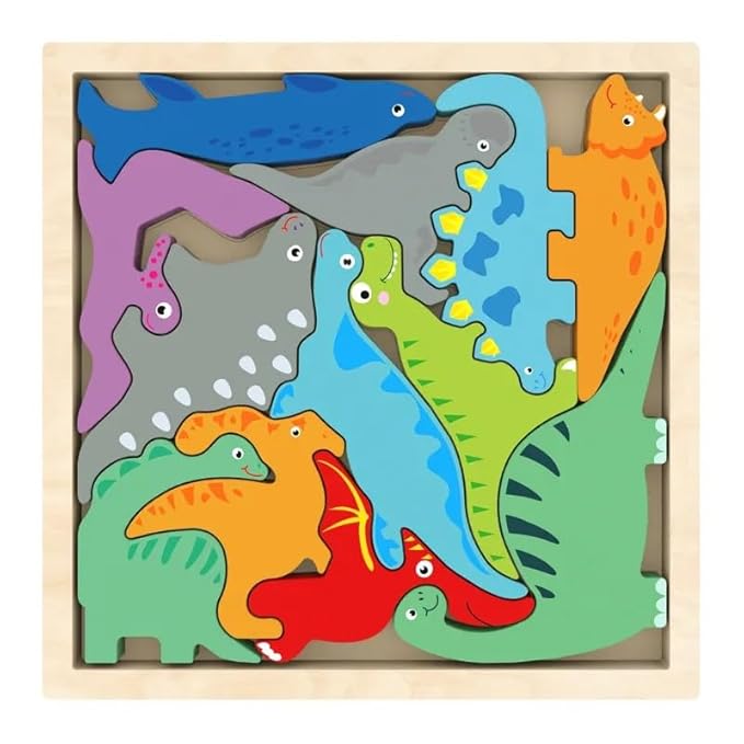 Tray 3D Shape Puzzle - Multi Shapes & Colors