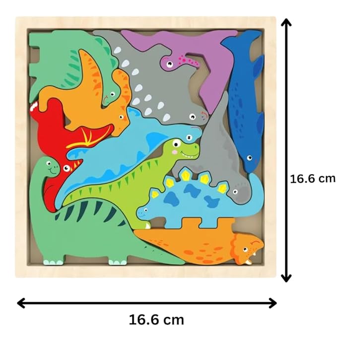 Tray 3D Shape Puzzle - Multi Shapes & Colors