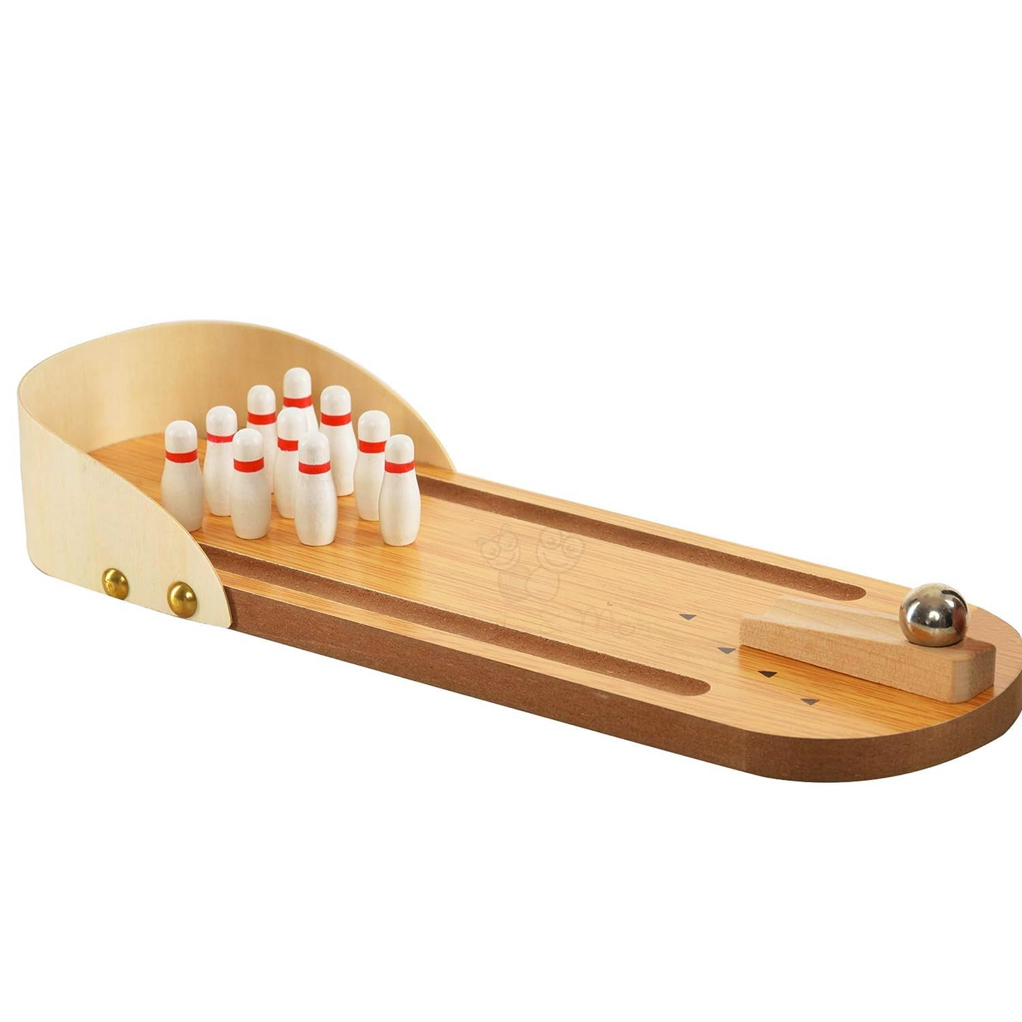 Wooden Mini Desktop Bowling Game Toy Set (Pack of 1) – Fun Indoor Game for Kids (Ages 3+) & Family